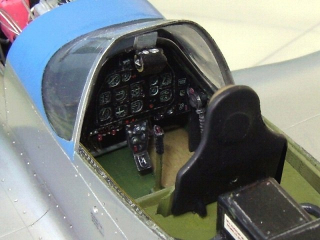 Cockpit Schweizer P-51D