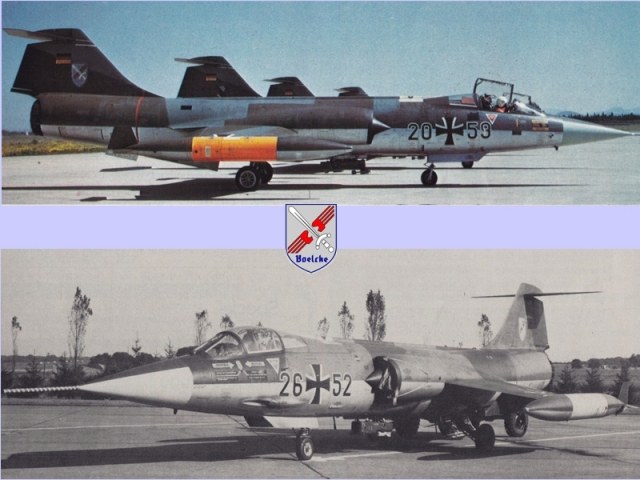Die F-104 G 26+52 des JaboG-31 diente als Vorbild für das Modell.