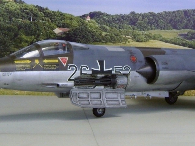 Modell F-104G mit M61A1 Vulcan 20 mm-Gatlingkanone