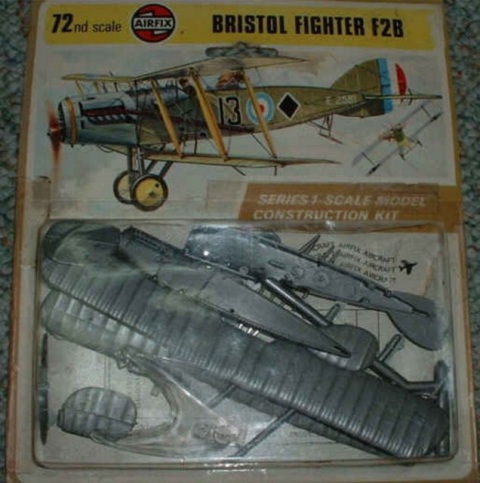 Bausatz Bristol Fighter F2B aus dem Jahre 1973
