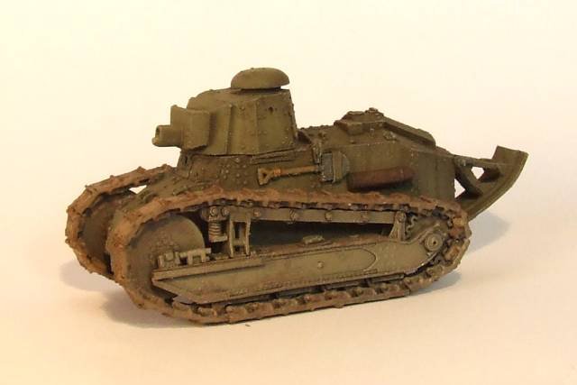 Der fertig lackierte M1917 'Six-toner'