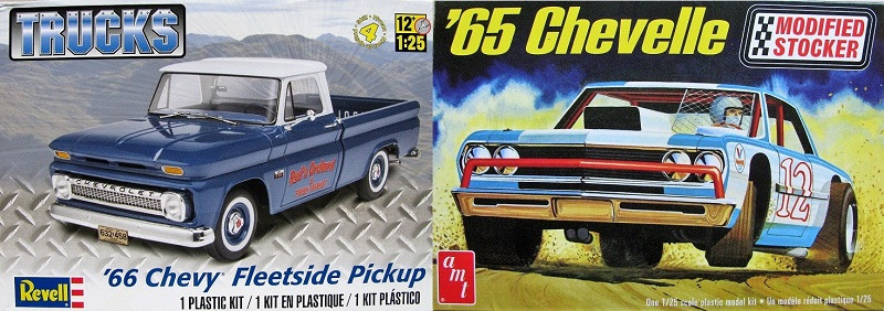 1966 Chevy Fleetside und 1965 Chevelle Stocker