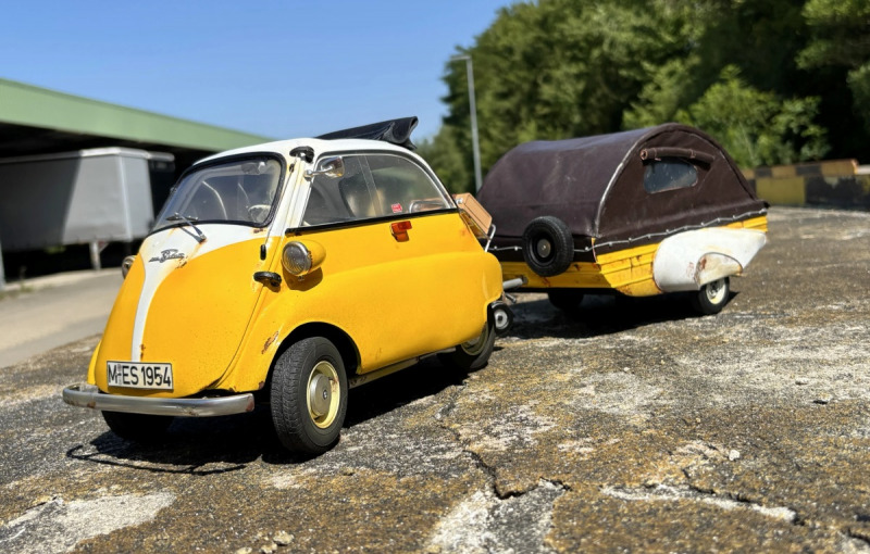 BMW Isetta mit Wohnanhänger Piccolino