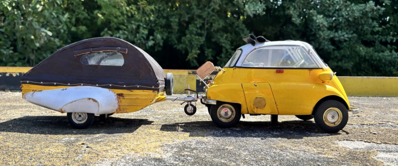 BMW Isetta mit Wohnanhänger Piccolino