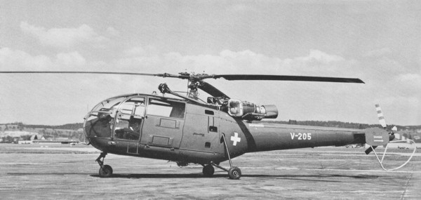 Alouette III SE-3160 mit Seilwinde für den Rettungsdienst