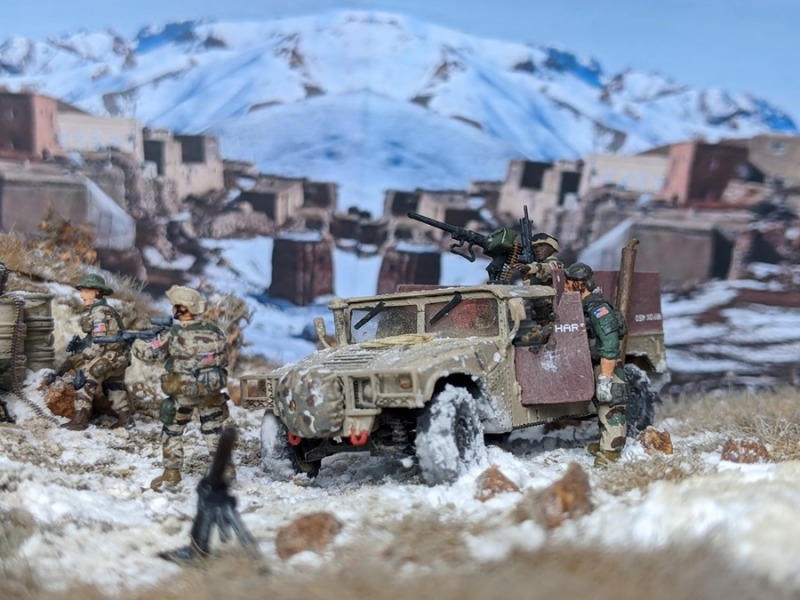 Die US Ranger operieren im afghanischen Hochland - hier ist es nicht unüblich, auf Schnee und karge Böden zu stoßen