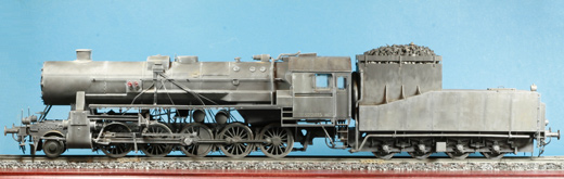 Kriegslokomotive Baureihe 52 mit Steifrahmentender 4 T 30
