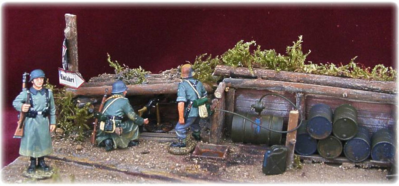 Felddepot 1941..…noch ausreichend Treibstoff gelagert und geschützt…