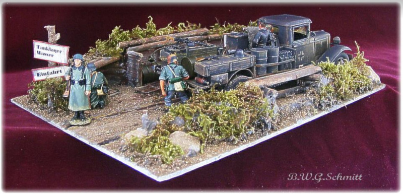 Felddepot 1941..…noch ausreichend Treibstoff gelagert und geschützt…