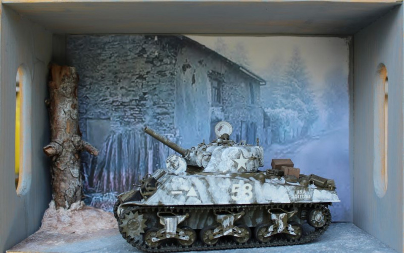 Ein Sherman im Guckkasten