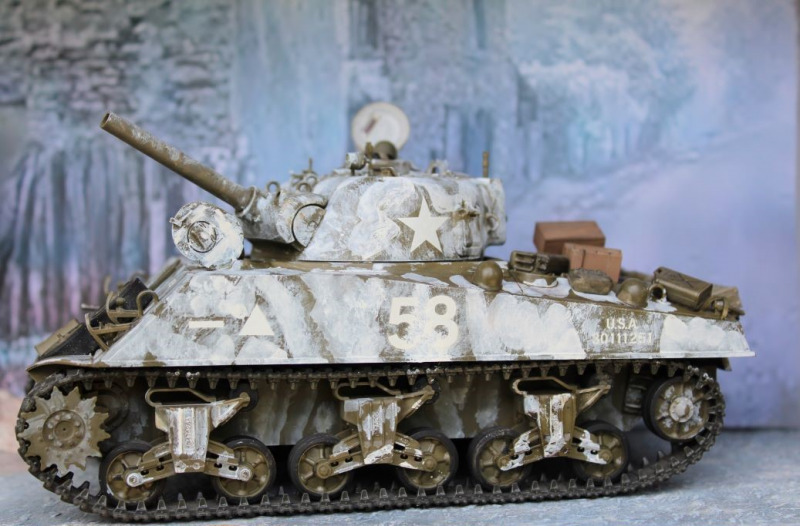 Ein Sherman im Guckkasten