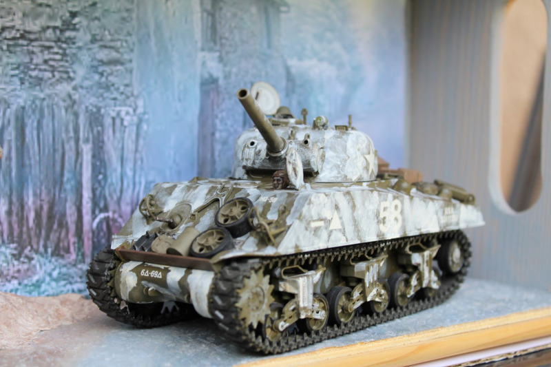 Ein Sherman im Guckkasten
