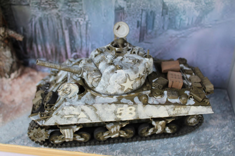 Ein Sherman im Guckkasten