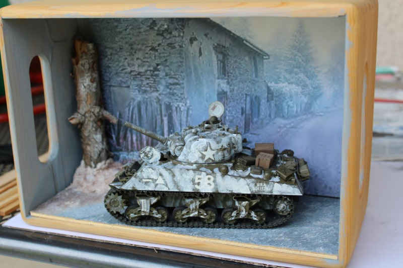 Ein Sherman im Guckkasten