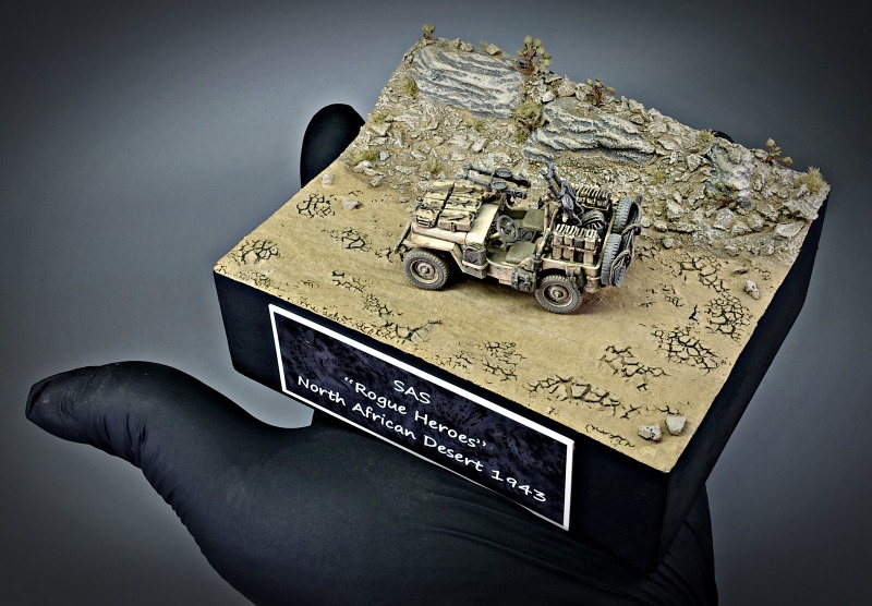 Eine Probestellung der unbemalten Komponenten