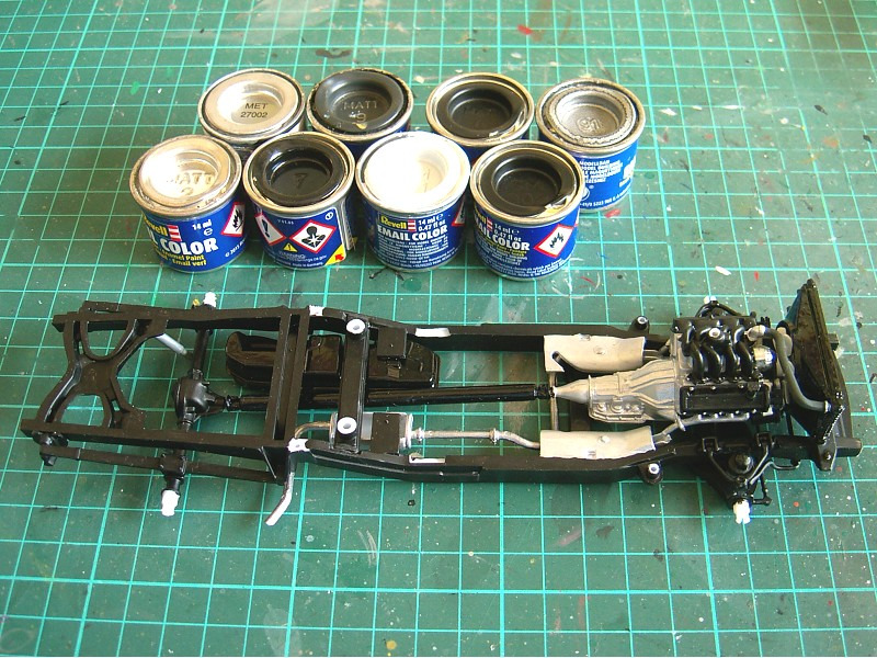 Der Rahmen mit den verwendeten Farben