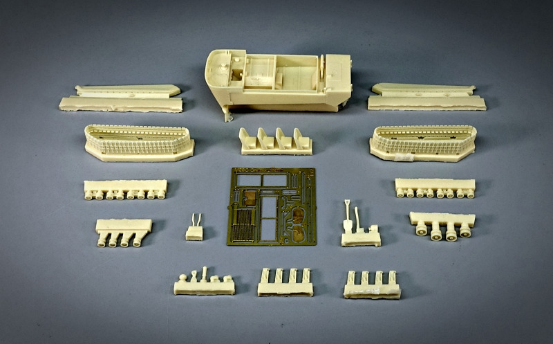Alle Bauteile des Kits im Überblick