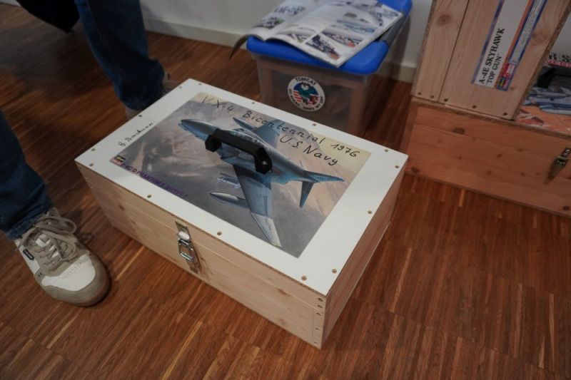 Jedes Modell kann der jeweiligen Box ganz eindeutig zugeordnet werden