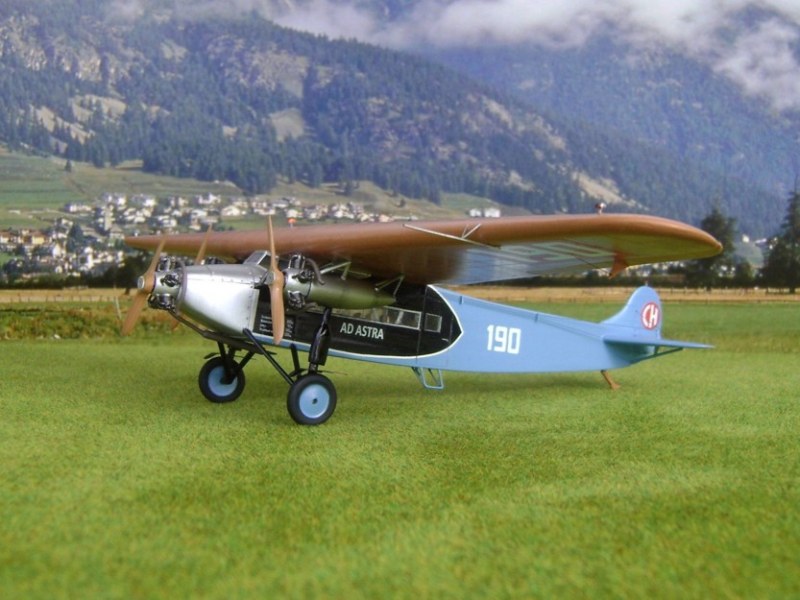 Modell Fokker F.VIIb-3m AD ASTRA CH-190