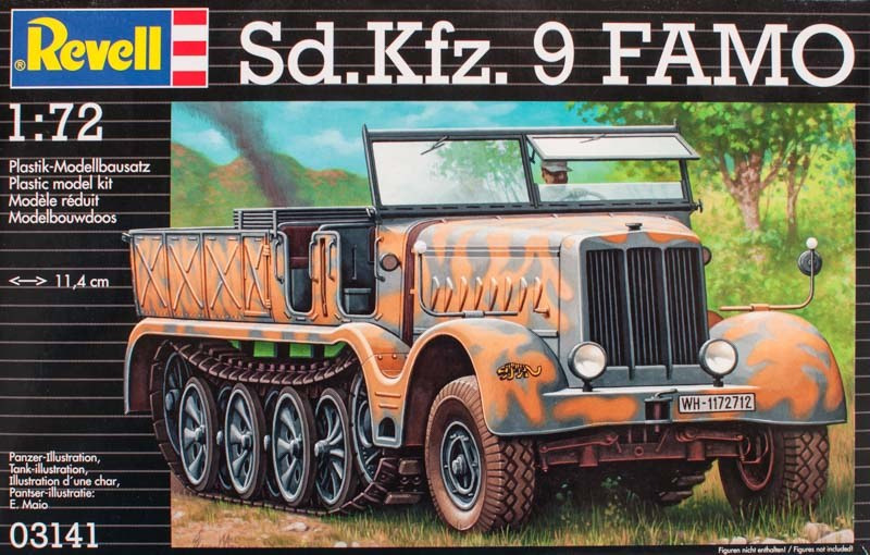 Das ansprechende 1:72 Bausatzcover von Revell