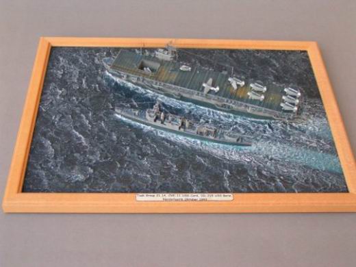 USS Card (CVE-11) und USS Borie (DD-215)