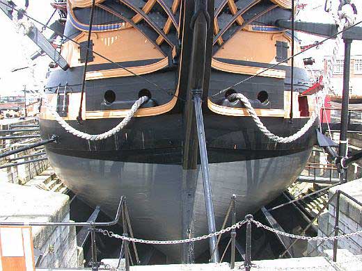 Der Bug der HMS Victory