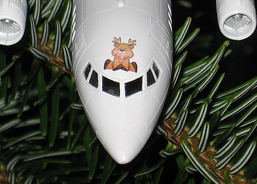 Rudolph weist den Piloten den Weg