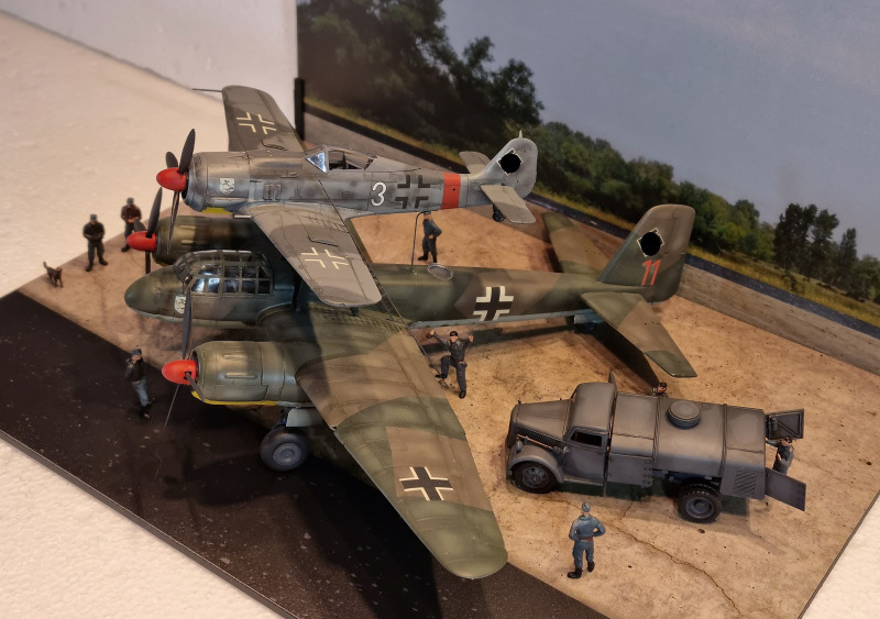 Mistel S2 (Trainer), Ju 88 G-1 und Fw 190 A-8