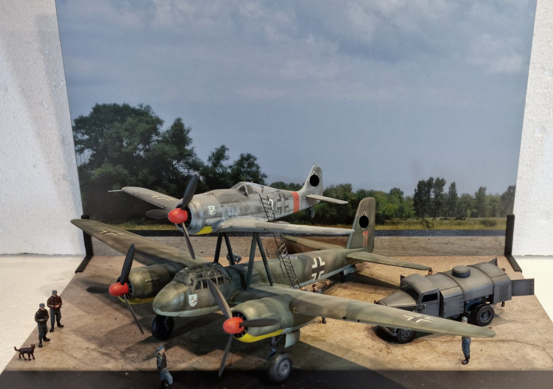Mistel S2 (Trainer), Ju 88 G-1 und Fw 190 A-8