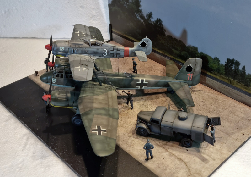 Mistel S2 (Trainer), Ju 88 G-1 und Fw 190 A-8