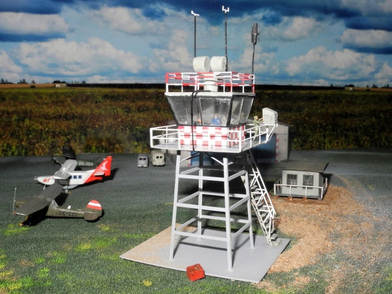 Tower für kleinen Flugplatz