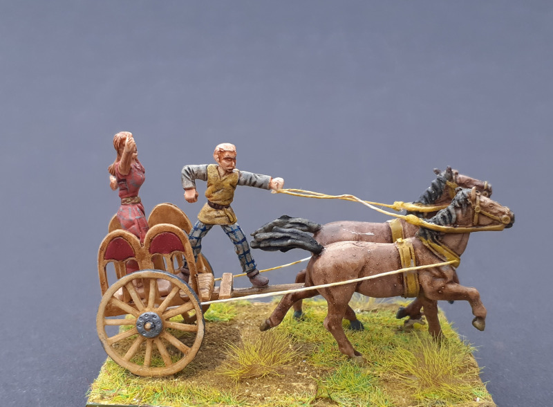 Gallic chariot with warrior queen