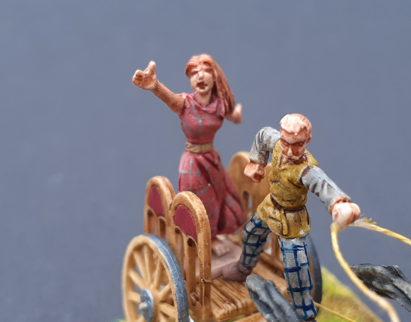 Gallic chariot with warrior queen