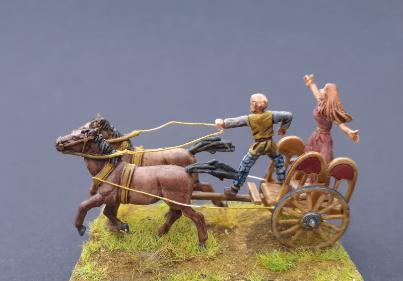 Gallic chariot with warrior queen