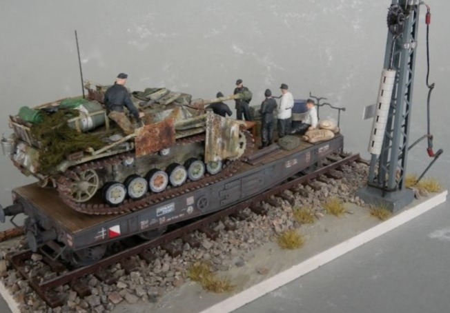 Warten auf die BR 52 Kriegslokomotive