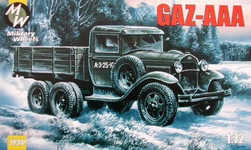 Grundlage des Ford Modell AA Lasters stellt der GAZ-AA Kit der Firma Military Wheels dar.