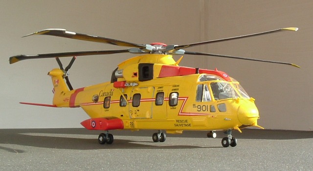 Das Modell stellt den ersten ausgelieferten Hubschrauber der kanadischen Küstenwache dar.