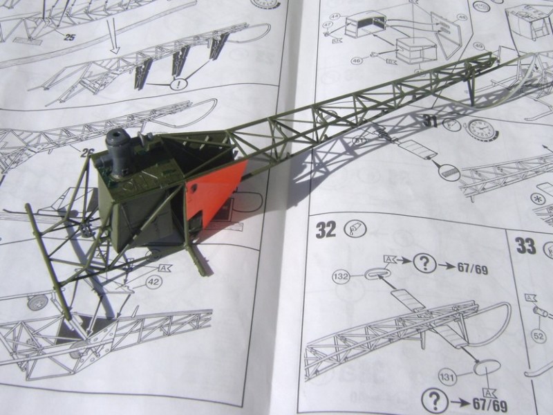 Rumpfsektion noch ohne Triebwerkskomponenten
