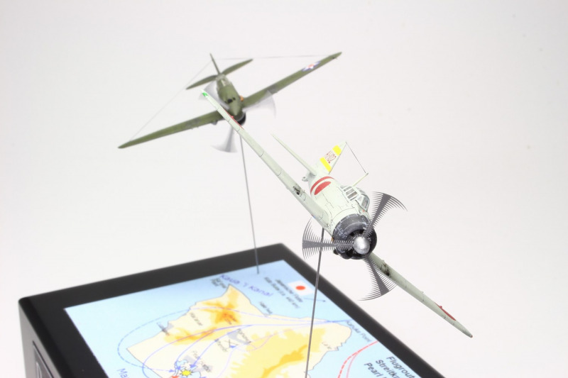 Curtiss P-40B vs Mitsubishi A6M2b Zero