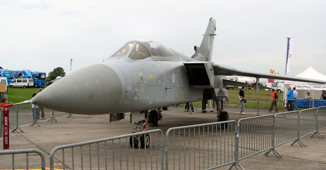 Die RAF bestückte das static display unter Anderem mit diesem F3 Toni in ''clean configuration''.