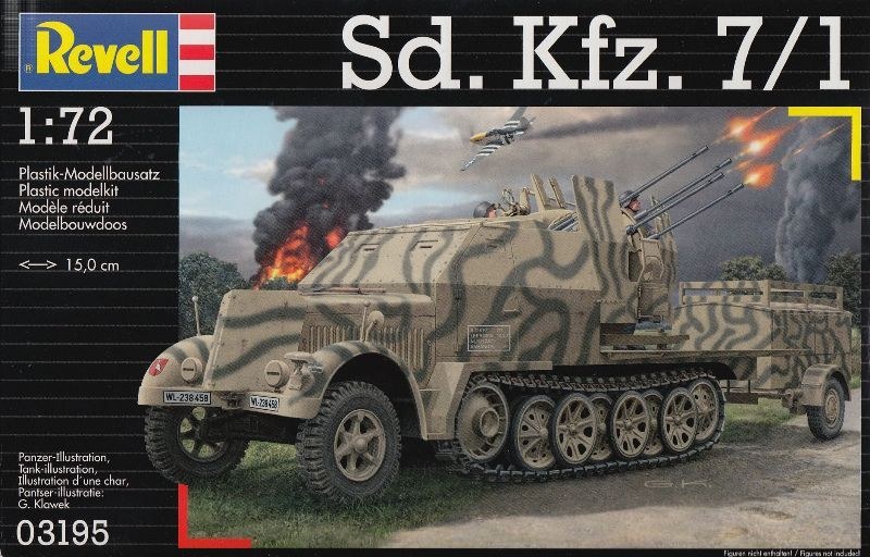 Das wirklich ansprechende Bausatzcover des 1:72 Revell Kits.