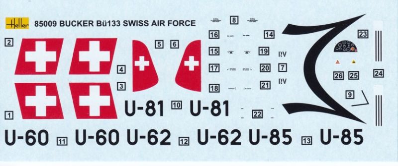 Die Schweizer Decals sind von hervorragender Qualität.