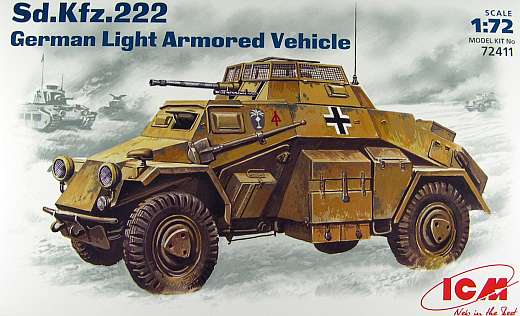 ICM - Sd.Kfz. 222 German Light Armored Car