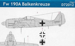 Fw 190A Balkenkreuze
