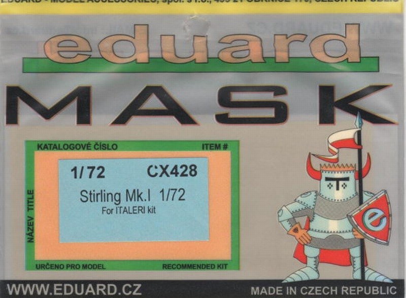 Eduard Mask - Stirling Mk.I Mask