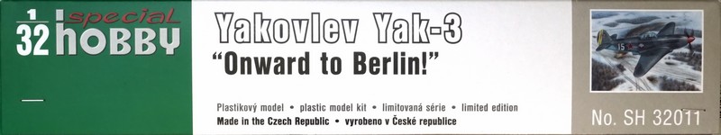 Special Hobby - Yakovlev Yak-3 "Onward to Berlin"
