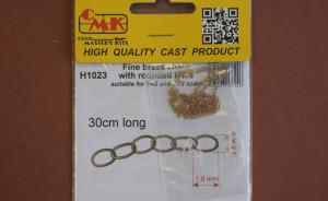 Fine brass chain with rounded links von 