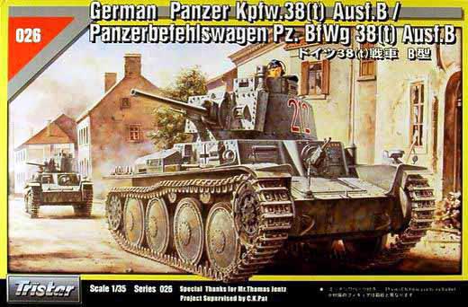 Tristar - Pz.Kpfw 38[t] Ausf. B / Pz.BfWg 38[t] Ausf.B