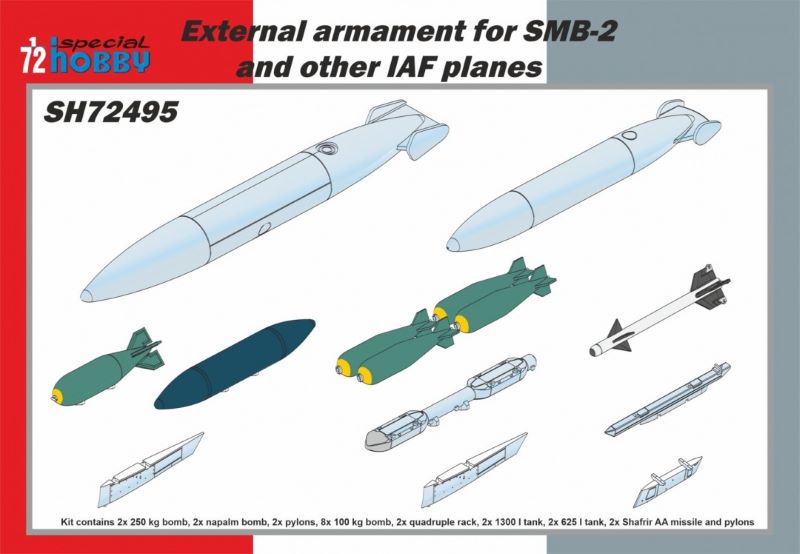 Special Hobby - External armament for SMB-2 and other IAF planes