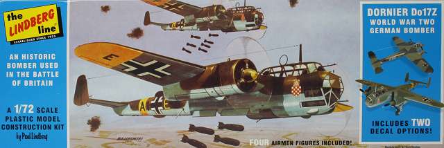 Lindberg - Dornier Do17Z WW II German Bomber - Fliegender Bleistift
